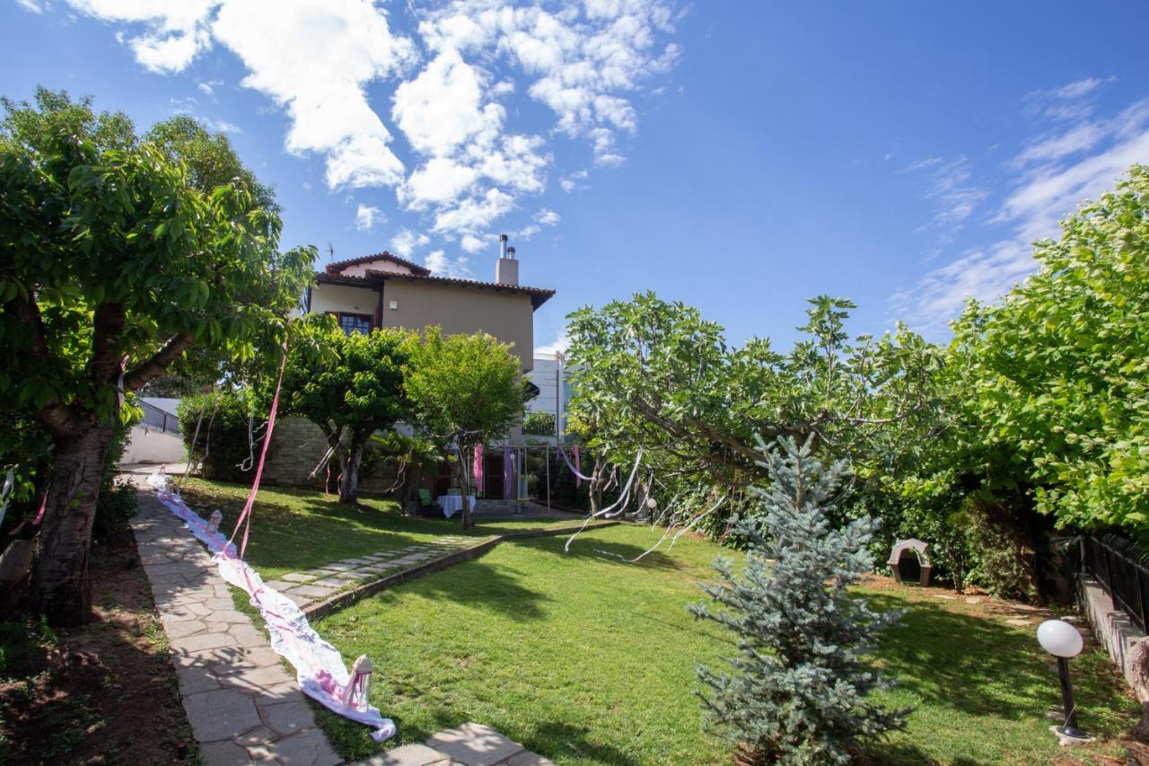 τraditional Fully Detached On A Luxurious Hillock Of With Its Own Garden Also For Family & Wedding Gatherings For 10 To 25 People Only 15 Minutes From Airport Villa Thessalonique